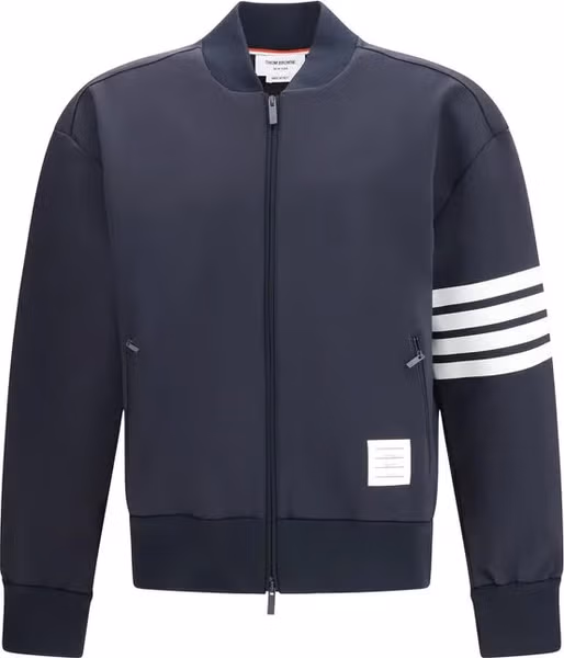 Blue Viscose Bomber