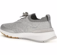 Gray Cotton Athletic Sneakers 3