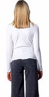 White Polyester Turtleneck 2