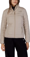 Beige Polyester Bomber 1