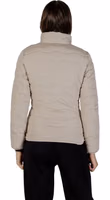 Beige Polyester Bomber 2