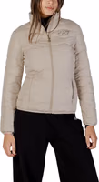 Beige Polyester Bomber 3