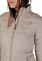 Beige Polyester Bomber 5