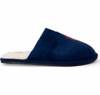 Blue Polyester Slippers 1