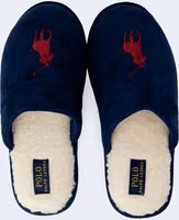 Blue Polyester Slippers 4