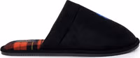 Black Polyester Slippers 1