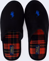 Black Polyester Slippers 3