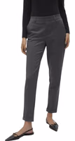 Gray Polyester Casual Pants 1