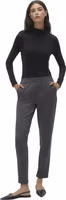 Gray Polyester Casual Pants 2