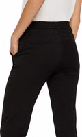 Black Polyester Casual Pants 4