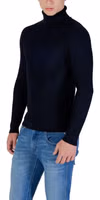 Blue Viscose Turtleneck 4