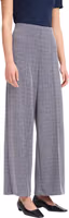 Blue Polyester Casual Pants 1