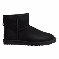 Black Suede Leather Ankle Boots 1