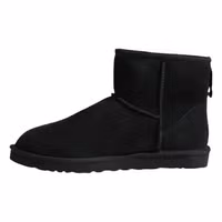 Black Suede Leather Ankle Boots 3