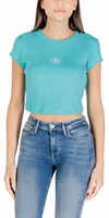 Turquoise Cotton T-Shirt 1