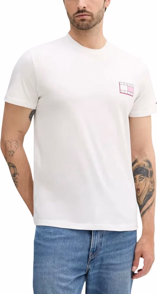 Cream Recycled Cotton T-Shirt