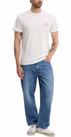 Cream Recycled Cotton T-Shirt 2