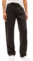 Black Organic Cotton Casual Pants 1