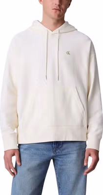Beige Cotton Hoodie