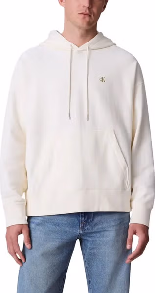 Beige Cotton Hoodie