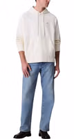 Beige Cotton Hoodie 3