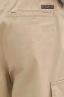 Beige Cotton Cargo Pants 4