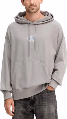 Gray Cotton Hoodie