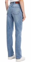 Blue Recycled Cotton Mom Jeans 2