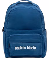 Blue Recycled Polyester Backpack 1
