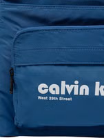 Blue Recycled Polyester Backpack 4