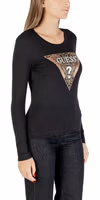 Black Cotton Long Sleeve T-Shirt 3