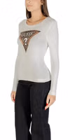 Cream Cotton Long Sleeve T-Shirt 4