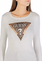 Cream Cotton Long Sleeve T-Shirt 5