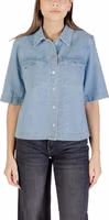 Light Blue Cotton Shortsleeve Shirt 1