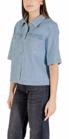 Light Blue Cotton Shortsleeve Shirt 4