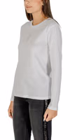 White Cotton Long Sleeve T-Shirt 2