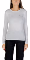 White Cotton Long Sleeve T-Shirt 1