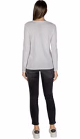 White Cotton Long Sleeve T-Shirt 4