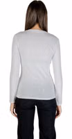 White Cotton Long Sleeve T-Shirt 2