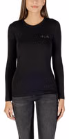 Black Cotton Long Sleeve T-Shirt 1