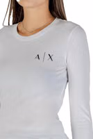 White Cotton Long Sleeve T-Shirt 5
