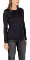 Black Cotton Long Sleeve T-Shirt 3