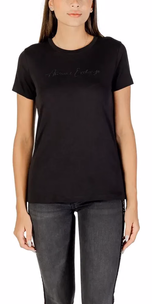 Black Cotton T-Shirt
