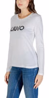 White Cotton Long Sleeve T-Shirt 4