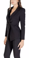 Black Polyester Blazer 4
