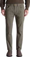 Green Cotton Skinny Pants 1