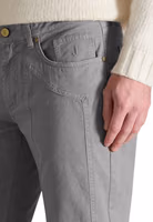 Gray Cotton Skinny Pants 4