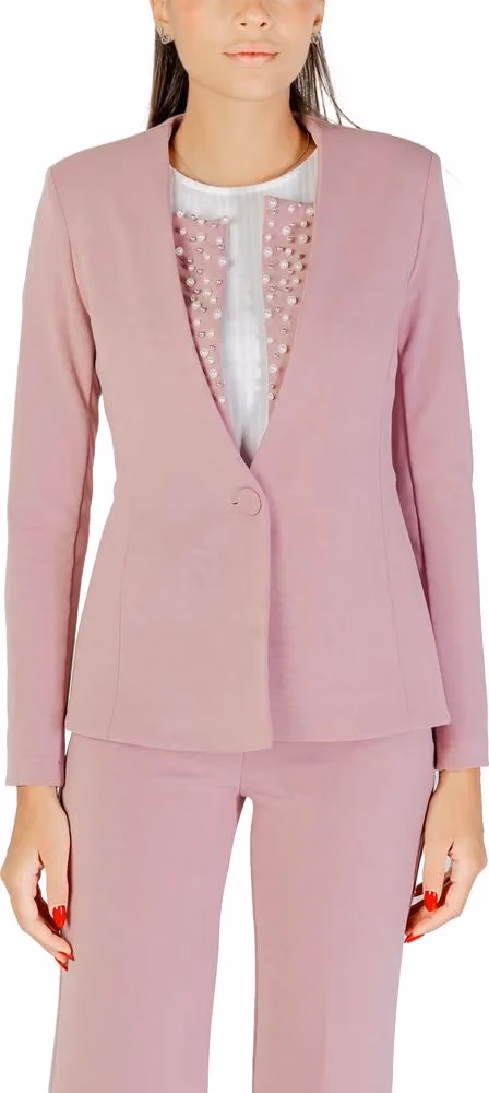 Multicolor Polyester Blazer