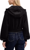 Black Recycled Cotton Hoodie 2