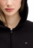 Black Recycled Cotton Hoodie 3